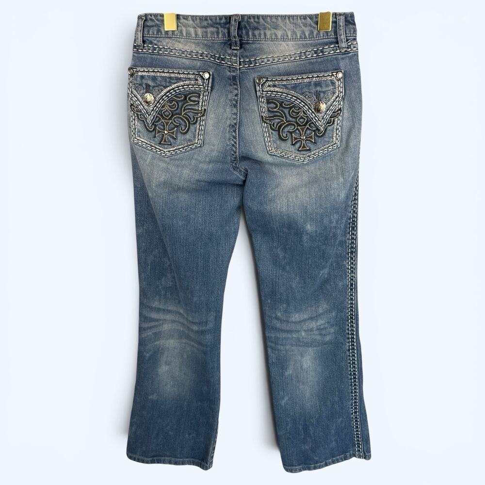 Rock 47 by Wrangler Low Rise Straight Leg Women's Jeans 28x28